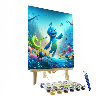 Stitch's Ocean Escape Paint By Number