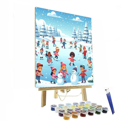 Wondrous Winter Adventure Painting By Numbers Kit