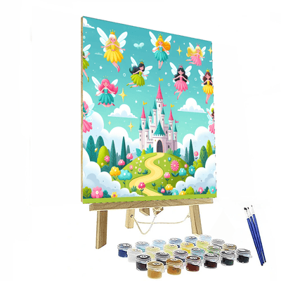 Flying Fairy Kingdom Painting By Numbers Kit