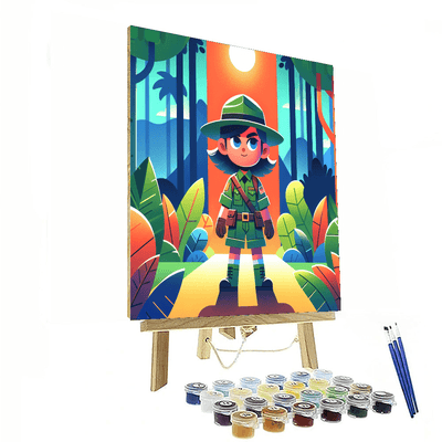 Rainforest Ranger Adventure Paint By Numbers