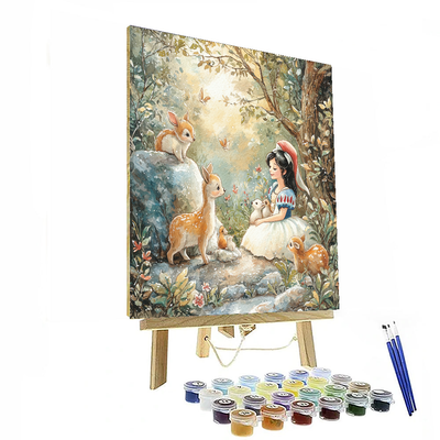 Snow White's Woodland Friends Room Decor - Disney Inspired Paint By Numbers Art