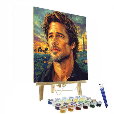 Brad Pitt: The Versatile Brilliance Of Hollywood's Golden Boy Paint By Numbers Art