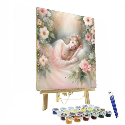 Sleeping Beauty's Enchantment Paint By Numbers Art