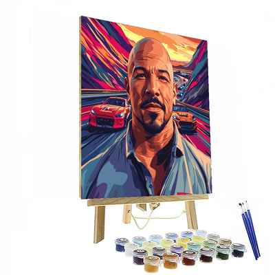 Vin Diesel: The Heart And Soul Of The Fast Family Paint By Color