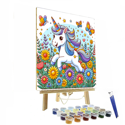 Enchanting Unicorn Meadow Paint By Numbers Kits