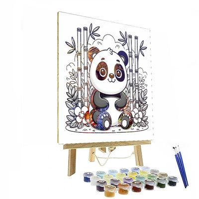 Gentle Giant Panda Paint By Numbers Kits