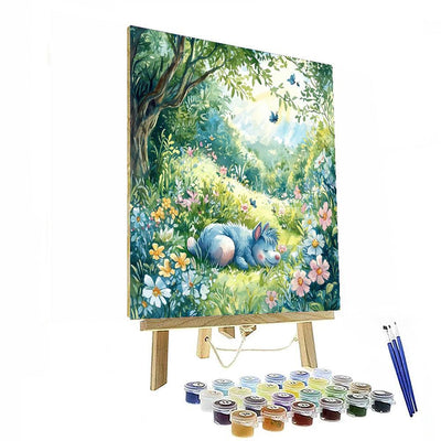 Eeyore's Day In The Meadow - Disney Inspired Paint By Color