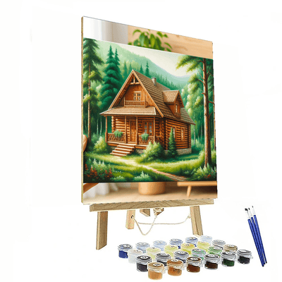 Cozy Rustic Cabin Paint By Color