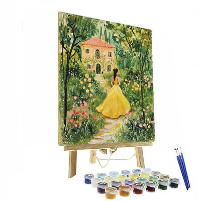 Belle's Enchanted Garden - Disney Inspired Numbered Painting Kits