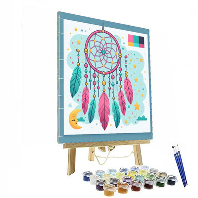 Charming Dreamcatcher DIY Paint By Numbers