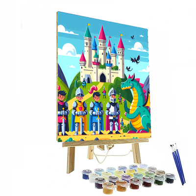 Medieval Kingdom Adventure Painting Number Kit