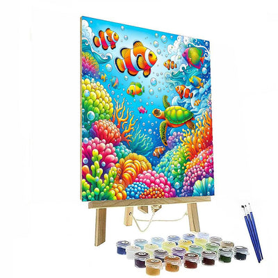 Vivid Ocean Wonders Paint By Numbers