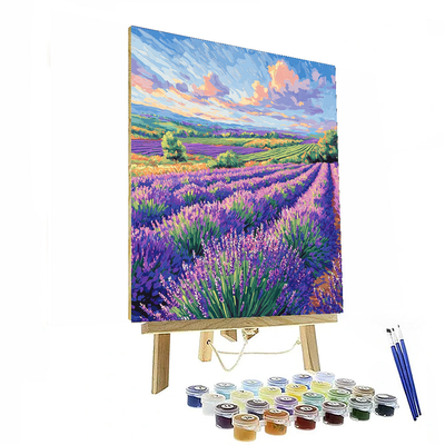 Vincent Van Gogh Inspired Lavender Fields Of Provence  Paint By Number