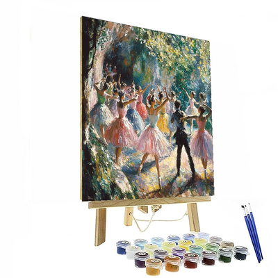 Edgar Degas Inspired Joyful Movement  Paint By Numbers Art