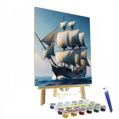 Vintage Seafaring Adventure Numbered Painting Kits