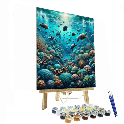 Vivid Oceanic Harmony Painting By Numbers Kit