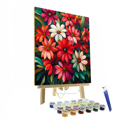 Georgia O'Keeffe Inspired Summer Blossoms  Painting By Numbers Kit