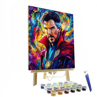 Benedict Cumberbatch: The Sorcerer’s Intellectual Mystique Number Painting