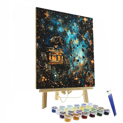 Wall-e's Space Journey - Disney Inspired Paint By Numbers Art