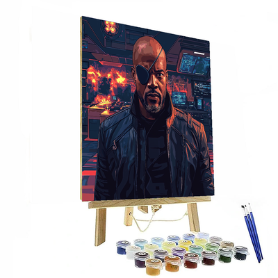 Samuel L. Jackson: The Commanding Presence Of Nick Fury Paint By Color