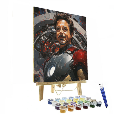 Robert Downey Jr.: The Legacy Of Iron Man Unleashed Numbered Painting Kits