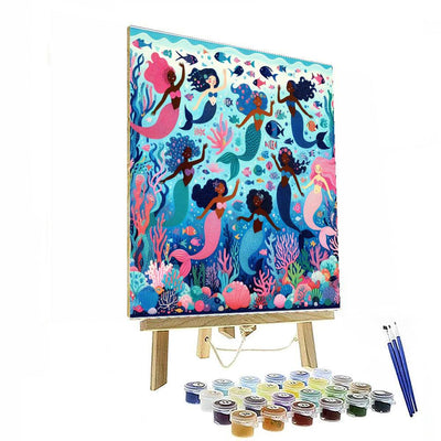 Whimsical Underwater Garden DIY Paint By Numbers