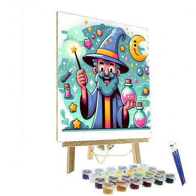 Wacky Wizard Painting By Numbers Kit