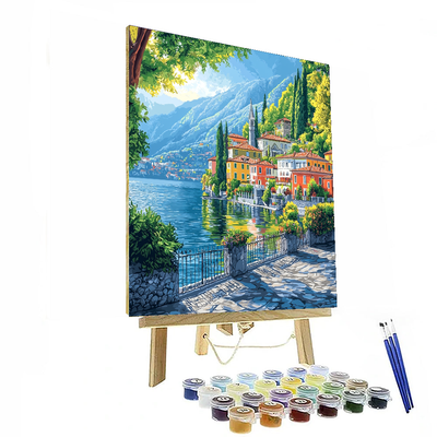 Lake Como Number Painting