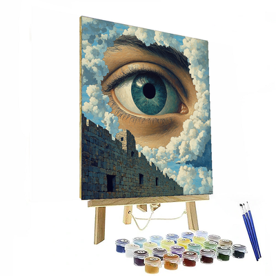 René Magritte Inspired Playful Paradox  Paint By Numbers Kits