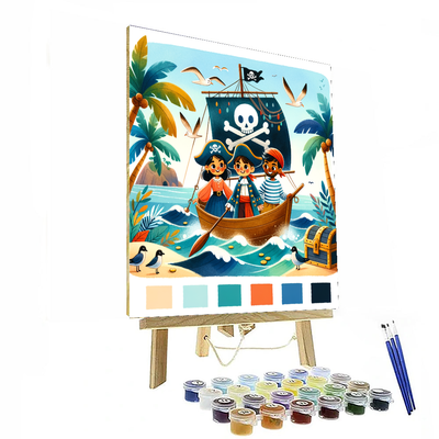 Heroic Adventure Pirates Paint By Color