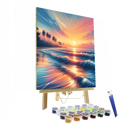 Ocean Sunrise Serenity Paint By Color