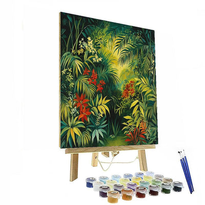 Rousseau Inspired Lush Amazonia  DIY Paint By Numbers