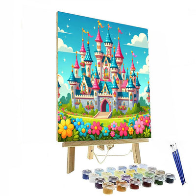 Charming Fairy Tale Castles Paint By Color