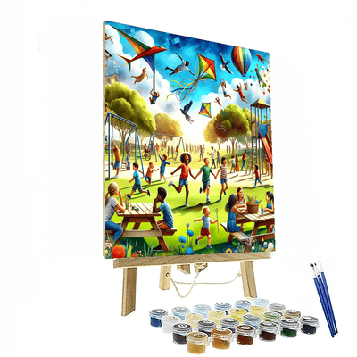 Joyful Children's Play Painting By Numbers Kit