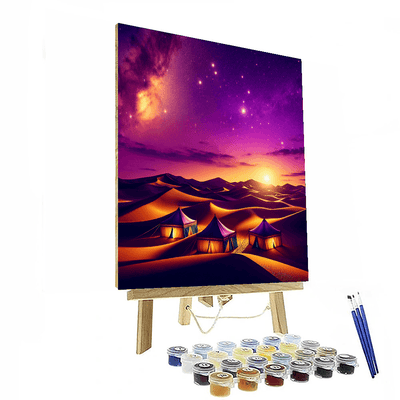 Mystical Arabian Nights Painting By Numbers Kit