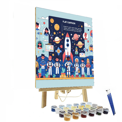 Space Cadet Academy Painting Number Kit