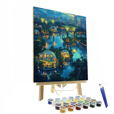 Garden By The Bay - Singapore Numbered Painting Kits