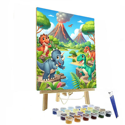 Dino Safari Adventure Paint By Color