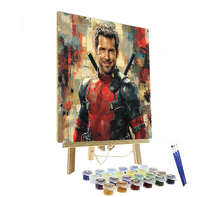 Ryan Reynolds: Unmasking The Wit Of Deadpool Paint By Number