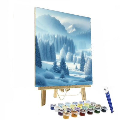 Winter Wonderland Elegance Painting By Numbers Kit