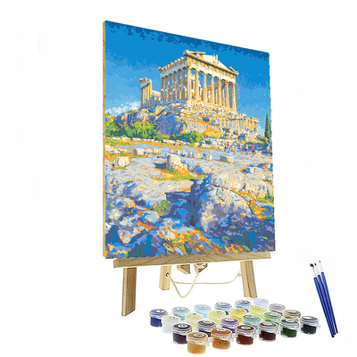 Acropolis Of Athens Paint By Numbers