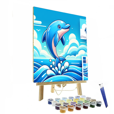 Whimsical Dolphin Adventure Paint By Numbers