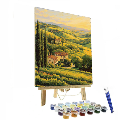 Tuscany's Val D'orcia Paint By Numbers Kits