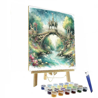 Whimsical Fairytale Bridge Numbered Painting Kits