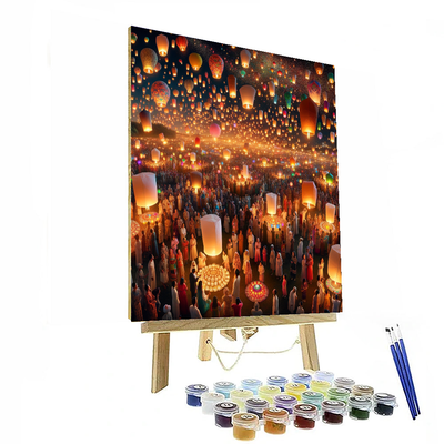 Taiwan Lantern Festival - Taiwan Paint By Numbers Kits