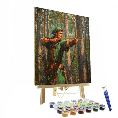 Robin Hood's Sherwood Forest Adventure - Disney Inspired Paint By Number