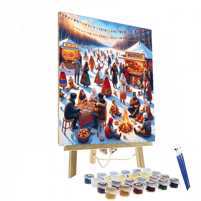 Maslenitsa Festival - Russia Paint By Numbers Kits