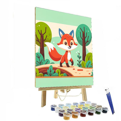 Clever Fox's Woodland Journey Numbered Painting Kits