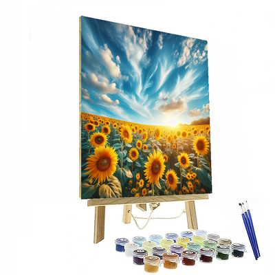 Sunflower Fields Forever Paint By Numbers Art