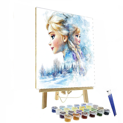 Frozen Ice Kingdom - Disney Inspired Numbered Painting Kits